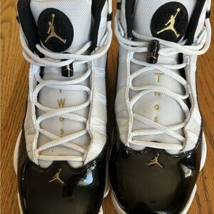 Men’s Jordan Black and White Sneakers